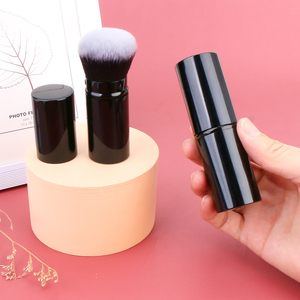 Venta al por mayor de aerógrafo retráctil <span class=keywords><strong>Kabuki</strong></span> Brush para base de maquillaje facial para crema líquida y maquillaje facial en polvo - Product Image 2