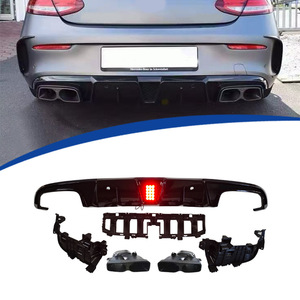 ดิฟฟิวเซอร์หลัง Mercedes-Benz C-Class Coupe W205 ทรง Brabus ชุดแต่ง ABS ปี 2015-2021 - Product Image 1