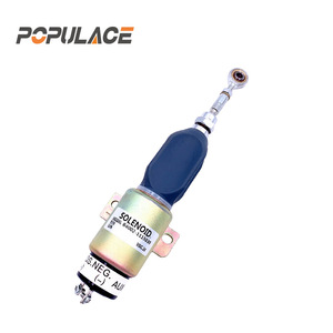 Interrupteur d'arrêt de moteur diesel Populace Stop Solenoid B4002-1115030 12V 24V pour engins de construction - Product Image 1