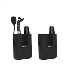 Guangzhou Profession High Quality Uhf Dual Channel Wireless Microphone Karaoke Gold Mic