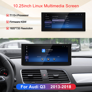 STWEI Autoradio 12,3 pouces avec écran tactile sans fil CarPlay pour <span class=keywords><strong>Audi</strong></span> <span class=keywords><strong>A1</strong></span> Q3 2012-2018 Lecteur multimédia de voiture Moniteur Stéréo - Product Image 5