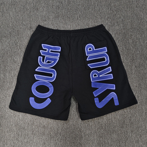 Pantalones de hombre de algodón 100% de peso pesado de alta calidad, pantalones de chándal de baloncesto, muchísimos pantalones cortos de jarabe para la tos para hombres - Product Image 2