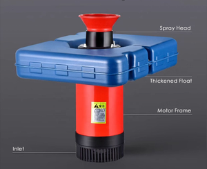 Aquacultuurapparatuur Elektrisch Aangedreven 220V Vijver Fontein Drijvende Beluchter Voor Visteelt Vijver Zuurstof Toevoegen Voor Visgarnalen - Product Image 5