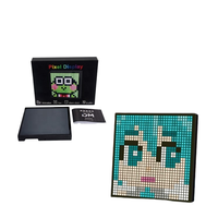Bule Star Mosaic Bluetooth Pixel Screen Rétro DIY Affichage LED avec Animation Créative et Horloge Caractéristiques Produit Transfrontalier