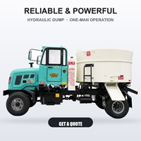 Bétonnière mobile de petite taille montée sur camion, 3m3, mini bétonnière auto-chargeante à tambour rotatif pour projets d'ingénierie