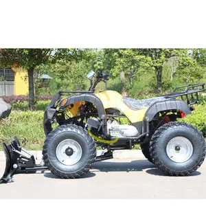 Four-wheel snowplow with a driving snow shovel vehicle Atv snow plow vehicle