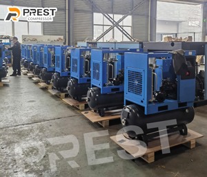 Prezzo all'ingrosso <span class=keywords><strong>PREST</strong></span> PR7A-10DG 5.5kw Vite All-in-One compressore d'aria industriale intelligente a frequenza variabile aria - Product Image 6
