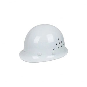 Casque de sécurité rouge pour travaux de construction, casque de protection avec trous de ventilation - Product Image 4