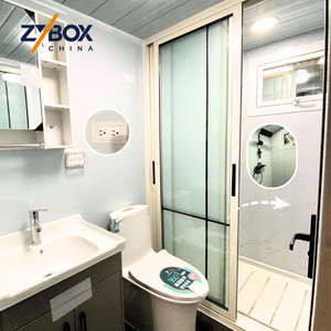 Cabaña Prefabricada para Glamping Airbnb, Villa <span class=keywords><strong>de</strong></span> Acero Ligero con Acabado <span class=keywords><strong>de</strong></span> Madera, Porche Cubierto, Terraza, Alquiler Vacacional en Bosque o <span class=keywords><strong>Pradera</strong></span> - Product Image 3