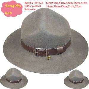 Nouveaux chapeaux de cowboy d'extérieur de style moderne avec 4 plis sur la couronne, en feutre de laine Fedora, pour hommes ou femmes élégants, en feutre de fourrure ou en feutre de lapin. - Product Image 4