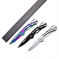 Couteau pliant élégant en acier inoxydable avec lame élégante en acier inoxydable pour les expéditions en plein air DIY, personnalisation OEM prise en charge