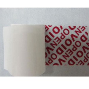 Ruban de sécurité anti-effraction <span class=keywords><strong>personnalisé</strong></span>, garantie nulle, bleu, vente en gros, usine de haute qualité, une fois retiré, il laissera un texte « VOID » - Product Image 4