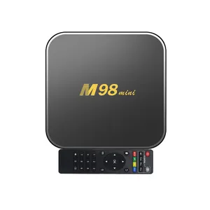 4KスマートテレビボックスM98mini Hd os13 2.4G WiFi Hd 4GB RAM 32GB ROM WifiサポートYou Tube 3.0DLNAAndroidセットトップボックスメディアプレーヤー