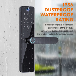 カメラ付き防水および耐火自動指紋TUYAアプリWifi生体認証デジタルスマートドアロック - Product Image 4