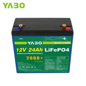 Hot Koop Solar Systeem Oplaadbare Lifepo4 Solar Batterie Lithium Ion 12V 24Ah - Product Image 2