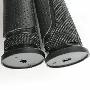 Puños para manillar de bicicleta, 13 cm, 22,2 mm de diámetro interior, PVC suave, negro, para bicicletas de montaña - Product Image 5