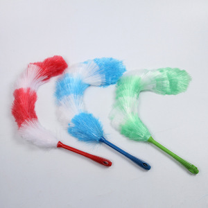 Small Spiral <b>Feather</b> <b>Duster</b> 58cm Flexible Dust Removal Tool For Furniture Red Green Blue - Product Image 1