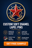 Pins de revers personnalisés en émail souple avec placage or, designs anciens et modernes pour événements d'entreprise et cadeaux promotionnels