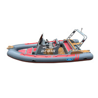 Hedia Sport Aluminium RIB SP580 Deep V Hypalon RIB Bateau Rigide Gonflable