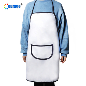 Plain <strong>White</strong> Sublimation Polyester <strong>Apron</strong> Blank for Sublimation Printing - Product Image 5