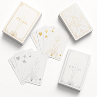 Cartes à Jouer Personnalisées avec Logo Holographique Laser, Écologiques, Durables, Coins Arrondis, Finition Vernie, Papier Cartonné 300gsm, pour la Famille