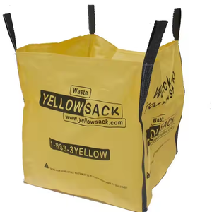 Heavy Duty 1000kg Hippo Skip <strong>Bag</strong>, UV Stabilized Reusable FIBC Tonne Bulk <strong>Bag</strong> for Construction Rubble, <strong>Topsoil</strong> &amp; Garden Waste - Product Image 2