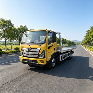 Camion de remorquage à plateau Foton Aumark S3 4x2 170HP 9 tonnes avec treuil hydraulique, véhicule d'assistance routière à vendre - Product Image 1