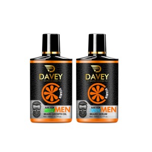Набор для роста бороды DR.DAVEY <span class=keywords><strong>just</strong></span> for men, 100% чистое и натуральное масло для роста бороды + Сыворотка для бороды - Product Image 1