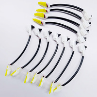 Harnais de câblage électrique automobile personnalisé OEM avec isolation en PVC, âme en cuivre, 12V, IP67, assemblage de câbles adaptateurs