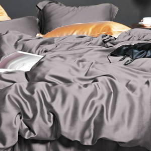 Parure de lit en bambou 100% naturel, ensemble de literie personnalisée, couleur de soie douce, pour couette - Product Image 6