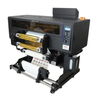 Imprimante UV DTF rouleau à rouleau INKGIANT Atomatic Machine 40cm avec 4 têtes d'impression, solution or pour logo/autocollant
