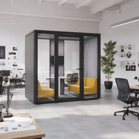 FlexSpace 2026 Nouvelle Cabine Téléphonique Insonorisée Facile à Installer, Mobile, pour Réunions de Bureau