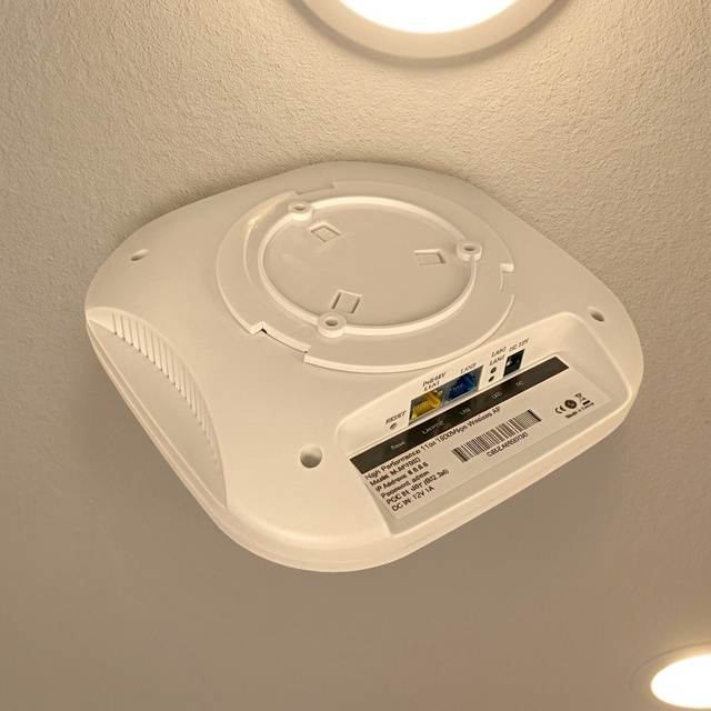 802.11ax 3000Mbps WiFi 6 Ceiling Access Point Dual Band Gigabit Indoor AP 48V PoE MESH Wireless Router Wide Coverage
