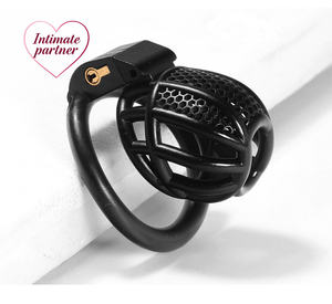 Cage de chasteté masculine de petite taille, ceinture de chasteté avec 4 anneaux pour pénis, jouet sexuel BDSM pour couple, cage à pénis pour homme, bondage de pénis, cuckold - Product Image 5