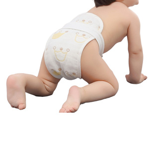 Pañal de bebé de tela de algodón pañal lavable recién nacidos pañal de cacahuete bebé de algodón mesón de tela lavable - Product Image 4