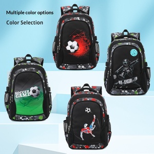 Nouveau <span class=keywords><strong>sac</strong></span> d'école grande capacité pour collégiens, <span class=keywords><strong>sac</strong></span> à dos décontracté et tendance en nylon à motif <span class=keywords><strong>de</strong></span> football pour adolescents - Product Image 5