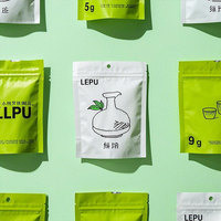 Sachets d'emballage de thé imprimés sur mesure, sachets Mylar 3x4, sachets de thé à trois soudures latérales, sachets de café et de thé bio