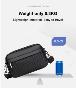 Borsa per Cosmetici da <span class=keywords><strong>Uomo</strong></span> Professionale all'Ingrosso, <span class=keywords><strong>in</strong></span> <span class=keywords><strong>Pelle</strong></span> PU, Design Geometrico Moderno e Trendy, Astuccio da Viaggio per Toilette con <span class=keywords><strong>Tracolla</strong></span> - Product Image 4