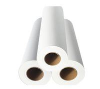 China Fabricación Plotter Rollo de papel 80 Gsm 24 pulgadas y 36 pulgadas CAD Bond Rollo de papel Tamaño personalizado 36 ''X 50mtr