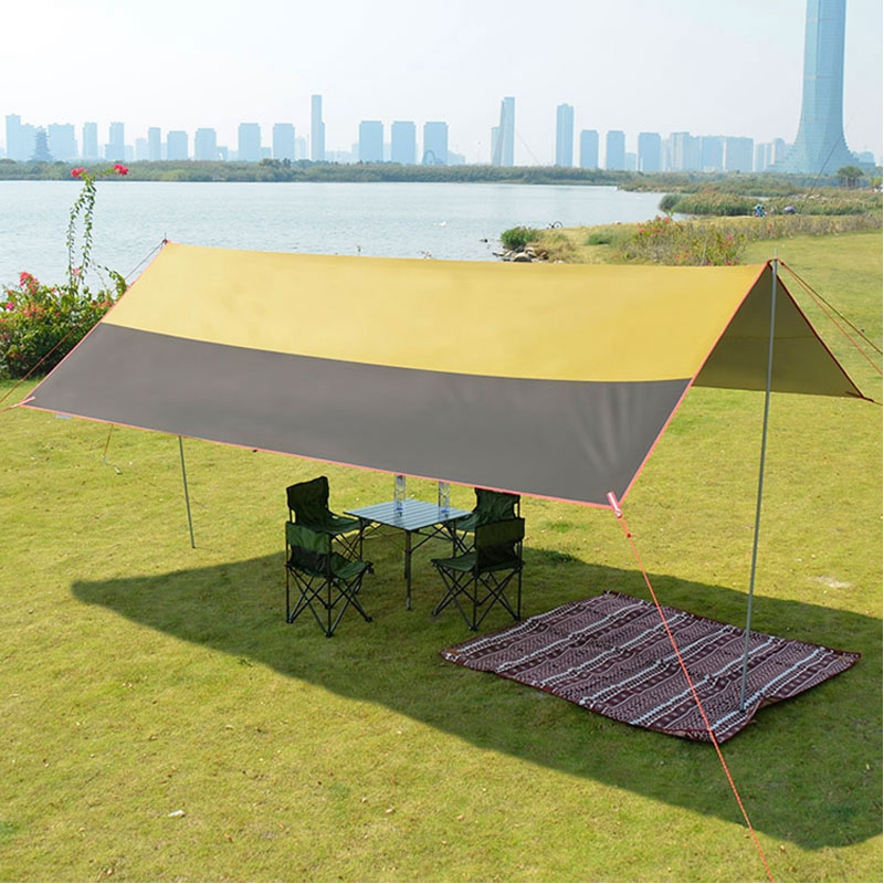 Custom  picnic sunshade large tarp gazebo tents camping fly sheet