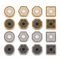 Bouton à pression personnalisé APEX avec logo de marque, 12 mm, en alliage de zinc, fabricant OEM ODM, bouton de luxe pour Thobe Kandura