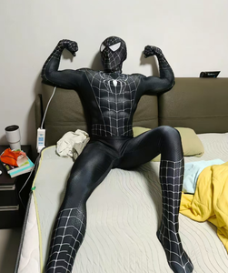 Tuta con Cappuccio di Iron Man e <span class=keywords><strong>Spiderman</strong></span>, Costume da Lavoro, Cosplay di Supereroi TV e Cinema, Abbigliamento per Halloween, Spettacoli e Danza IM173-W5 - Product Image 2