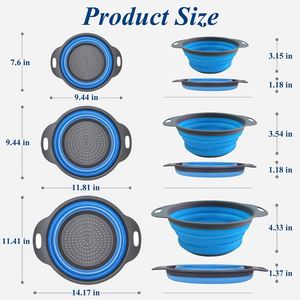 Over the <b>Sink</b> Colanders Kitchen <b>Sink</b> Fruit Strainer <b>Basket</b> Extendable <b>Sink</b> Colander Plastic Sustainable Kitchen Filter - Product Image 3