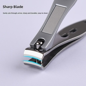 Ensemble de coupe-ongles en acier inoxydable, 3 pièces, ouverture à mâchoires larges, lame tranchante, coupe-ongles pour doigts et orteils, outils de manucure - Product Image 4
