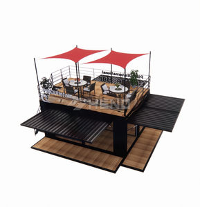 Bar Conteneur de Luxe Préfabriqué Démontable pour Café, Restaurant, Utilisation en Parc/Salle de Sport pour un Style de Vie Urbain - Product Image 4