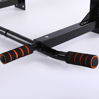Equipo de Ejercicio Cardiovascular para el Hogar, Barra de Dominadas y Flexiones Multifuncional para Montar en la Pared, para Entrenamiento