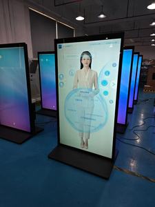 Caja de exhibición transparente de proyección estereoscópica 3D pantalla <span class=keywords><strong>LCD</strong></span> transparente LED táctil interactiva Android máquina de publicidad - Product Image 6
