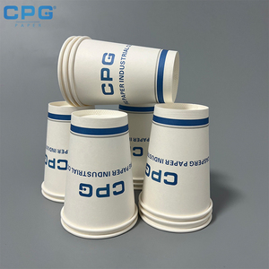 แก้วกระดาษแบบใช้แล้วทิ้งขนาด 12 ออนซ์ ผนังเดี่ยว ปลอดสาร BPA พิมพ์โลโก้ตามสั่ง สำหรับร้านชาและเครื่องดื่ม ขายส่งจำนวนมาก - Product Image 1