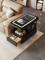 Table d'appoint intelligente avec chargeur sans fil et haut-parleur Bluetooth pour salon CJ12, directement de l'usine #