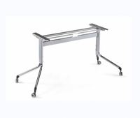 Cadre de table pliante d'étude scolaire avec roue amovible Cadre de bureau pliable en métal Quincaillerie en métal